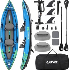 2 Person Inflatable Kayak Fishing Kayak Adult Touring Kayaks with Padded Seat