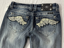 Miss Me Women  s Bootcut Jeans   MED62, Size 27 New w/tags JP5437B  109