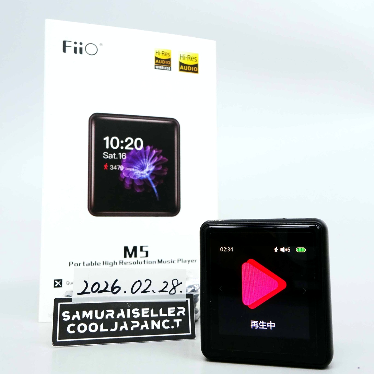 FiiO M5 ポータブル高解像度音楽プレーヤー FiiO M5 Hi-Res MP3 Music Player Bluetooth Touch Screen English