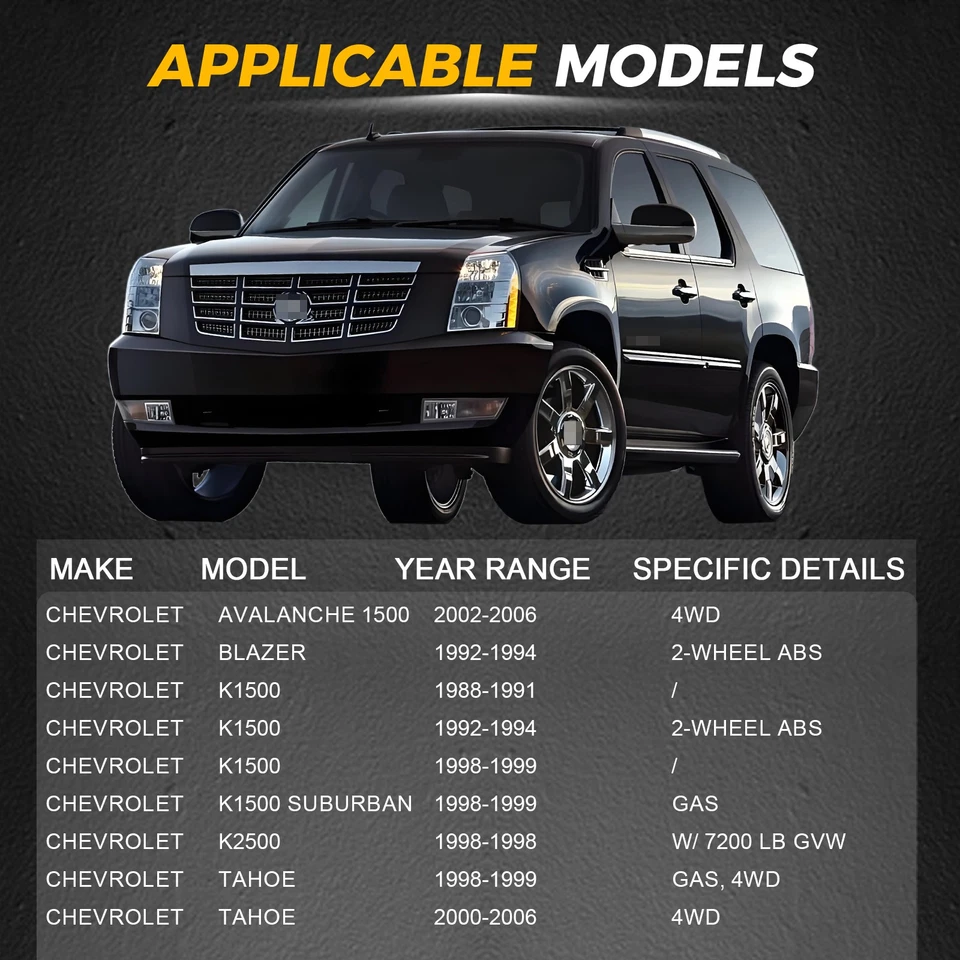 4WD Eje Cardán CV Del. For 2000 2001 2002 2003 2004 2005 2006 GMC Yukon XL 1500 - Image 3 of 4