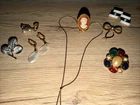 Vintage 8 Piece Costume Jewelry: Necklace, Ring Earrings, Brooch Avon/Sarah Cov
