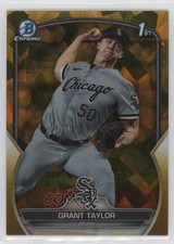 2023 Bowman Chrome Draft Sapphire Edition Gold /50 Grant Taylor #BDC-8 10yf