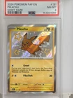 2024 Pokémon Paldean Fates Pikachu Shiny Rare PAF EN 131/091 PSA 8