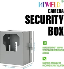 Metal Security Box Moultrie Edge Cellular Trail Camera 16-Gauge Steel Anti-Theft