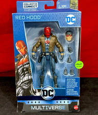 DC Multiverse Red Hood Jason Todd  4 BAF Killer Croc Leg Mattel New Damaged Box