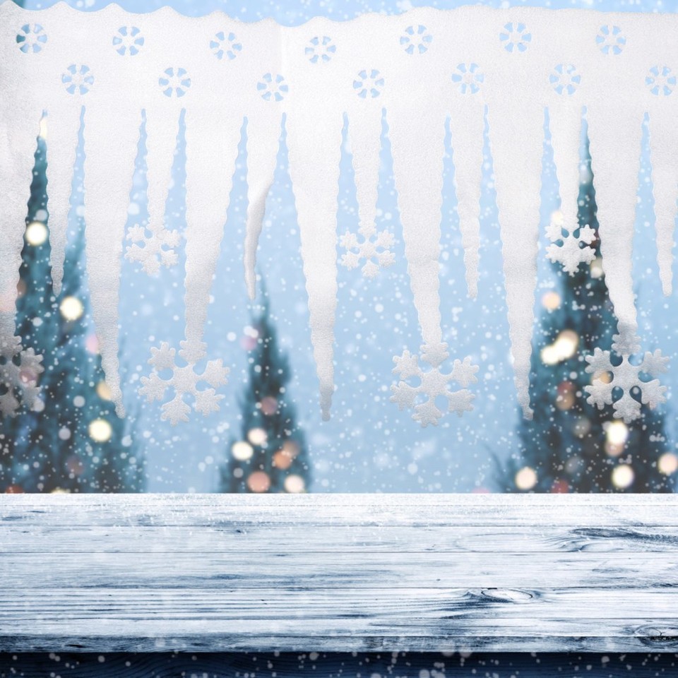 White Snowflake Decoration Hanging Decorations Christmas Decors for ...