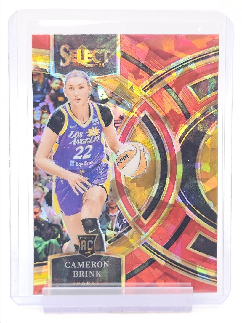 CAMERON BRINK 2024-25 SELECT WNBA PREMIER LEVEL ROOKIE RED ICE RC Q4697
