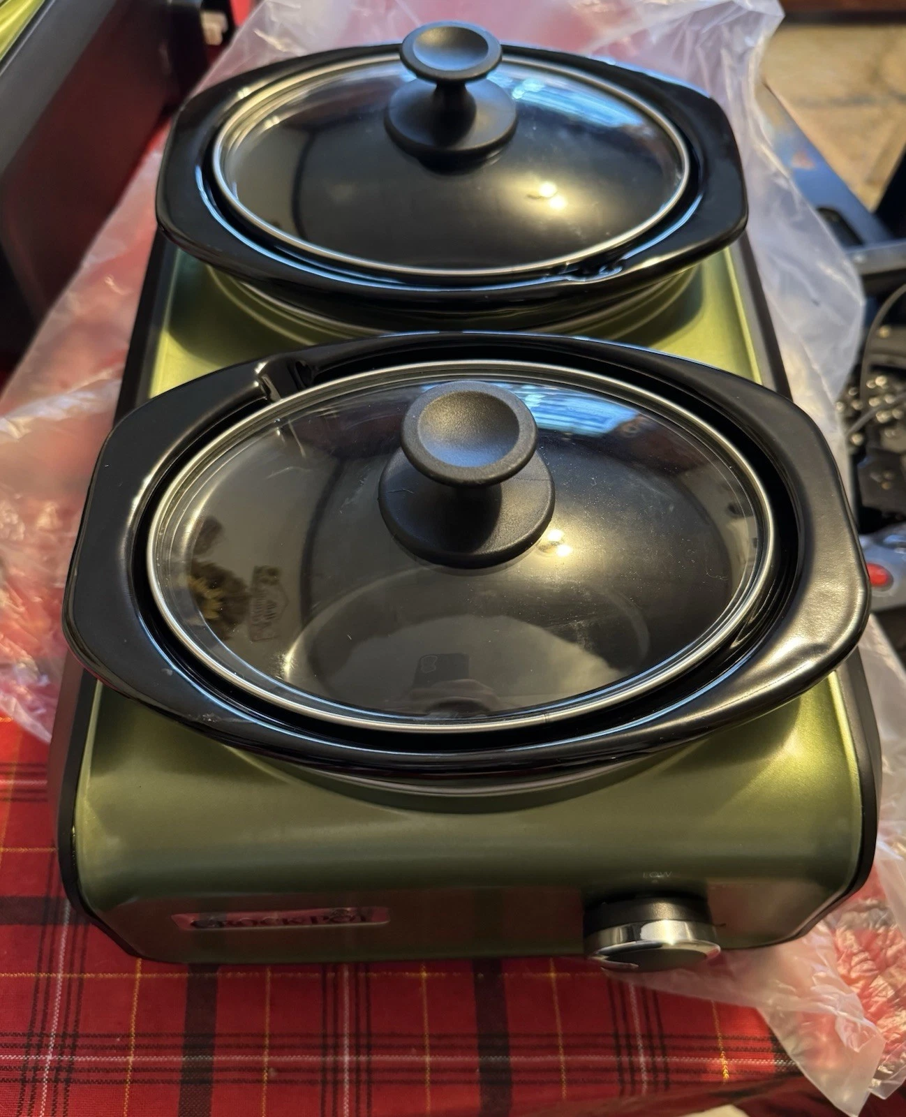 Crock-Pot Hook Up Double Oval Connectable Two 1-Quart Slow Cooker Party
Opens in a new window or tab