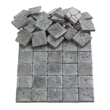 Dollhouse Flooring, Miniature Pavement Bricks, 1/12 Scale Accessories, Mini B...