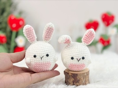 Crochet Bunny Plush, Adorable Handmade Rabbit, Unique Gift Idea for Friend