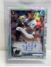 2019 Bowman Chrome Jordan Yamamoto Prospects Auto  refractor /499
