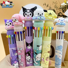 My Melody 6 Pc Pen Set Kuromi Pompompurin Cinnamon Roll Pochacco