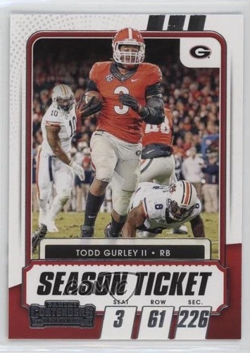 2021 Panini Contenders Draft Picks Todd Gurley II #58