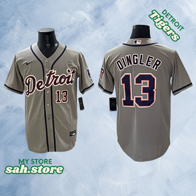 Detroit Tigers #13 Dillon Dingler Cool Base Men's Stitched Jersey
