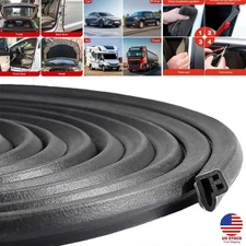 32.8Ft SUV Car Door Rubber Seal Strip Double Layer Automotive Weather Stripping