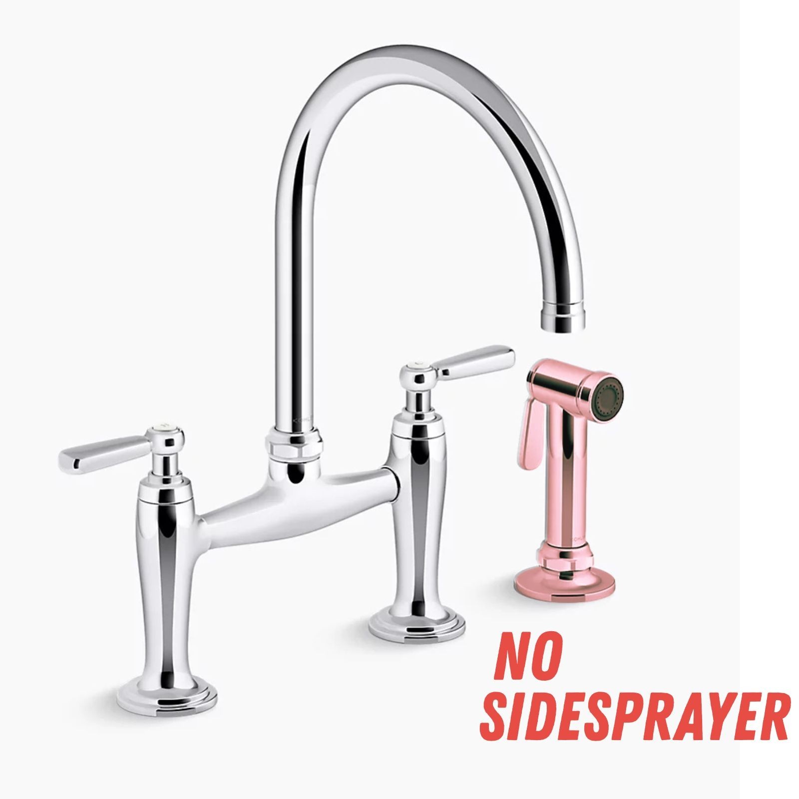 Kohler Edalyn by Studio McGee Kitchen Faucet - NO SIDESPRAYER - K-28356-CP