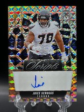Juice Scruggs 2025 Panini Mosaic Scripts Auto #SCR-JSS Texans