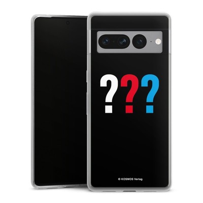 Slim Hülle für Google Pixel 7 Pro Logo Offizielles Lizenzprodukt Die drei ???