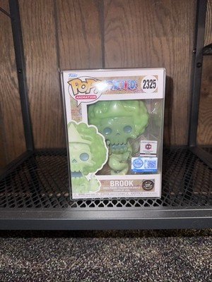 Funko Pop! One Piece Ghost Brook #2325 GLOW CHASE Chalice exclusive PR Sticker