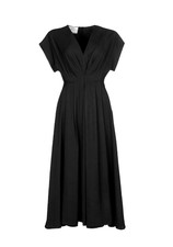 Prada Black Maxi Long Dress Gown Lace Braided Back V-neck M US8 IT44 NWOT