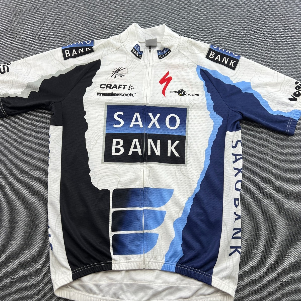 CRAFT Saxo Bank SPECAILIZED UCi PRO cycling team jersey size M Full Zip