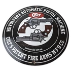 Vintage Colt Firearms Sign - Revolvers Automatic Pistols Gas Porcelain Sign