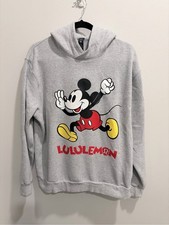 Disney x Lululemon Mickey Mouse Steady State Pullover Hoodie - Gray / Size M