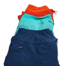 Quick Dry High Waisted Running Shorts 3 pair pull on pockets workout quick dry