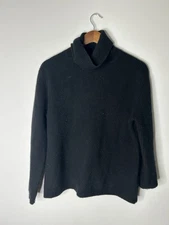 Quince Sweater Women’s Small Black Cashmere Pullover Turtle Neck Everyday 