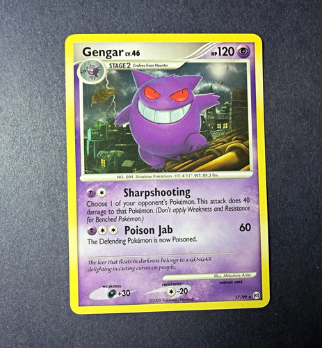The Pokémon Company Pokémon TCG Gengar 17/99 Arceus Rare Regular 120 HP