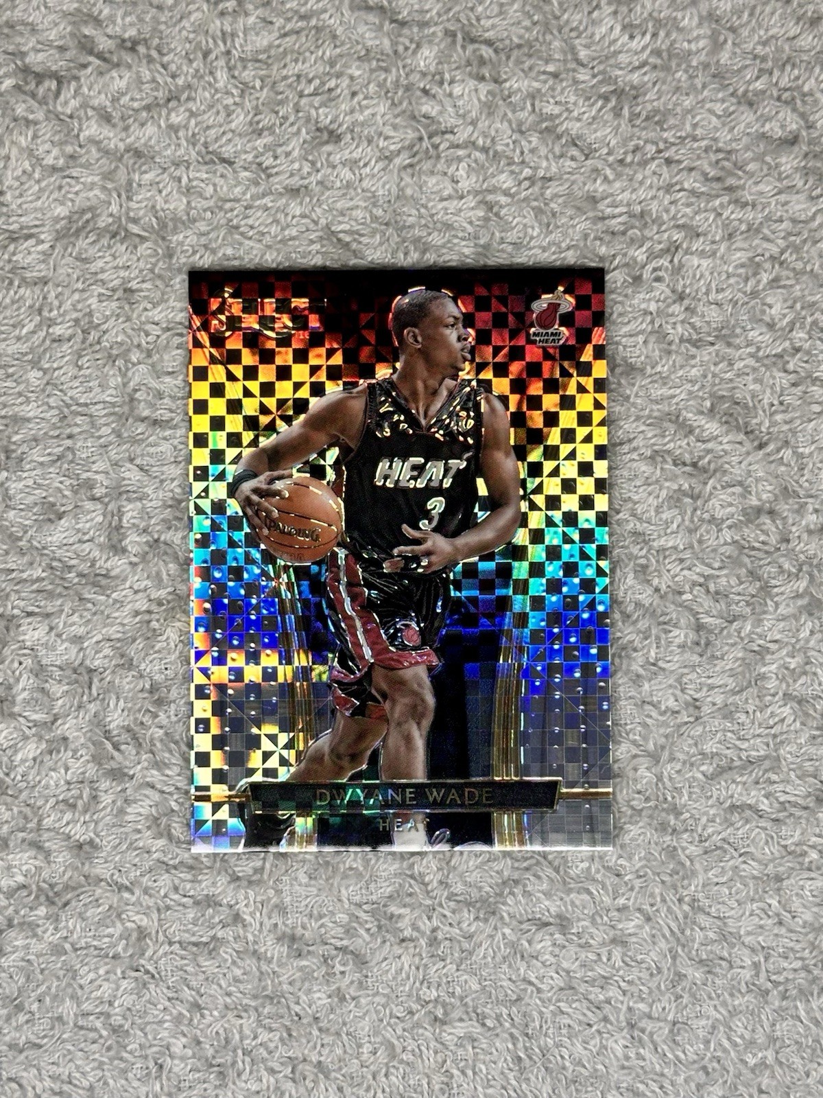 2015-16 Panini Select Dwyane Wade #297 Silver Prizm Miami Heat