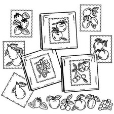 Aunt Martha's 3510 Fruit Tea Towels