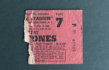 Vintage 1975 Rolling Stones Concert Ticket Stub Rich Stadium Summerfest  7