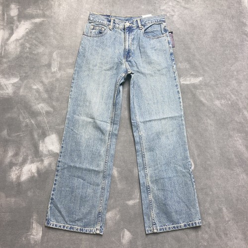 Canyon River Blues Wide Straight Bootcut Denim Jeans Boys 16 Vintage Blue Wash