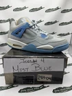 Nike Air Jordan 4 Retro LS Mist Blue Size 12 314254-041 Grey