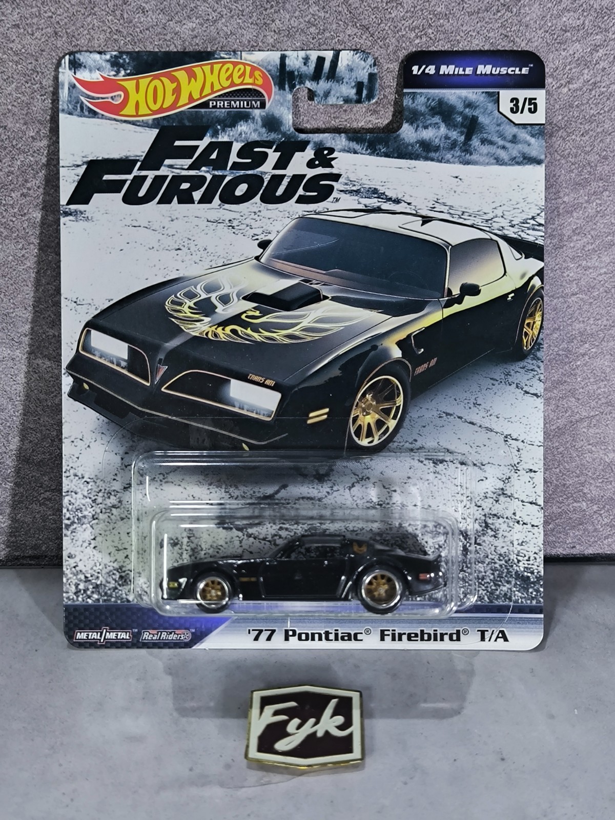 ERROR. Hot Wheels Fast & Furious Premium 1/4 Mile Muscle ‘77 Pontiac Firebird