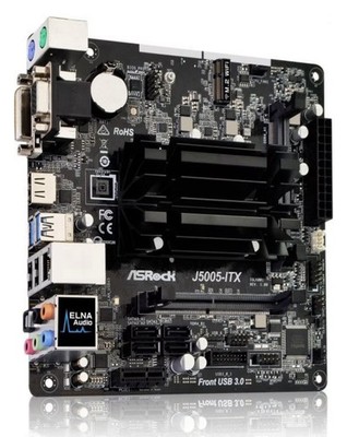 ASRock J5005-ITX Mainboard   Intel Celeron J5005   Mini-ITX   ideal für NAS
