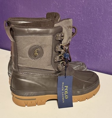 Polo Ralph Lauren Lowen WPF Waterproof Duck Boots Men s 9D Brown Hunt Fish RRL