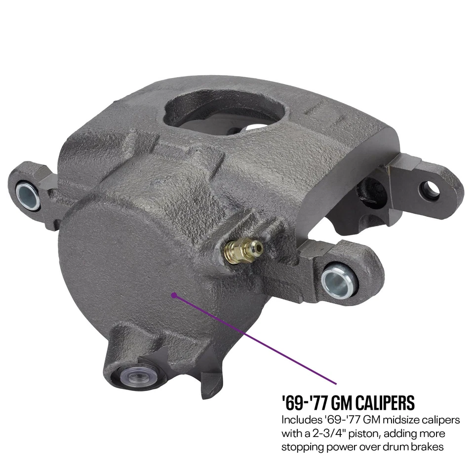 Kit de conversión de frenos de disco de lujo 1947-1959 camioneta pickup Chevy GMC 3100 de media tonelada Foto 4 de 4