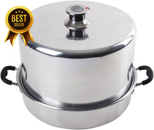 Aluminum Steam Canner with Temperature Indica...
