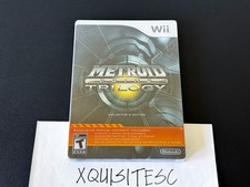 NEW Nintendo Wii 2009 Metroid Prime Trilogy: Collector's Edition CE STEELBOOK