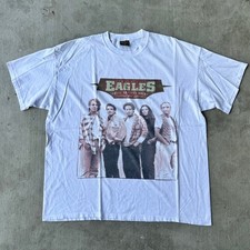 Vintage 1994 Eagles Hell Freezes Over graphic music band t shirt