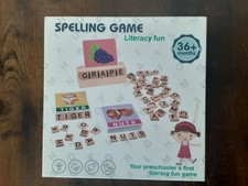 Spelling Game Literacy Fun Your Preschooler's First Literacy Fun Game NEW SEALED