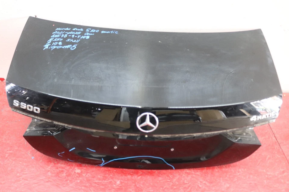 2021 2025 MERCEDES BENZ S500 4MATIC REAR TRUNK LID SHELL OEM Foto 2 de 4