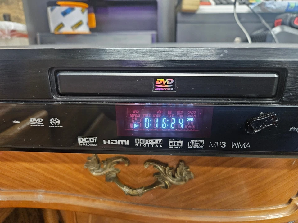 DENON DVD-1920 DVD PLAYER CDS,SUPER AUDIO CDS AND MORE-WITH REMOTE & POWER CABLE - Image 2 of 4