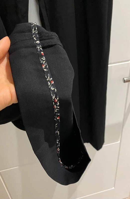 Pantaloni neri Kenzo gamba larga nuovi con etichette taglia EU 40 PREZZO AL PUBBLICO £460