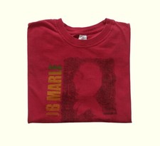 BOB MARLEY MUSIC TOUR REGGAE RASTA T SHIRT RED VTG Y2K 90s MENs SZ M