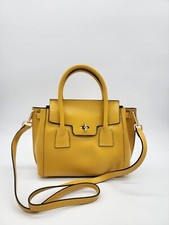 Genuine Leather Shoulder Handbag By Vera Pelle