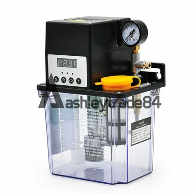 1PCS NEW 2L Automatic Lubrication Pump CNC Digital Electronic Timer Oiler 220V #