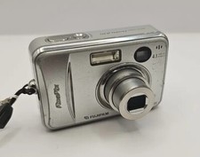 Fujifilm Digital Camera Finepix A345 4.1MP Silver Point And Shoot Takes "AA"
